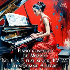 Piano concerto de Mozart No. 9 in E flat major, KV 271, Jeune Homme Allegro