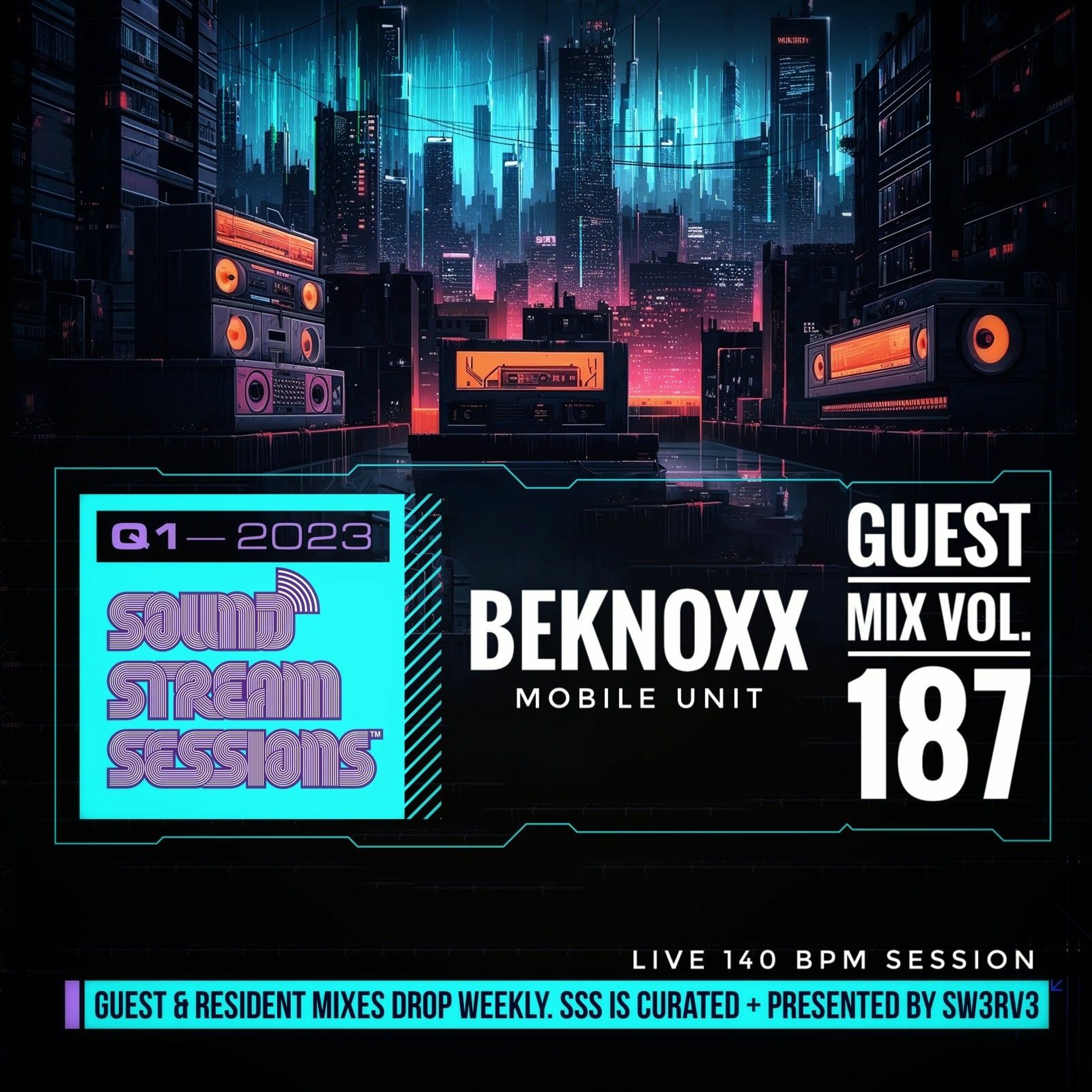 Guest Mix Vol. 187 (BeKnoxx - Mobile Unit) Live 140 Bpm Session episode artwork