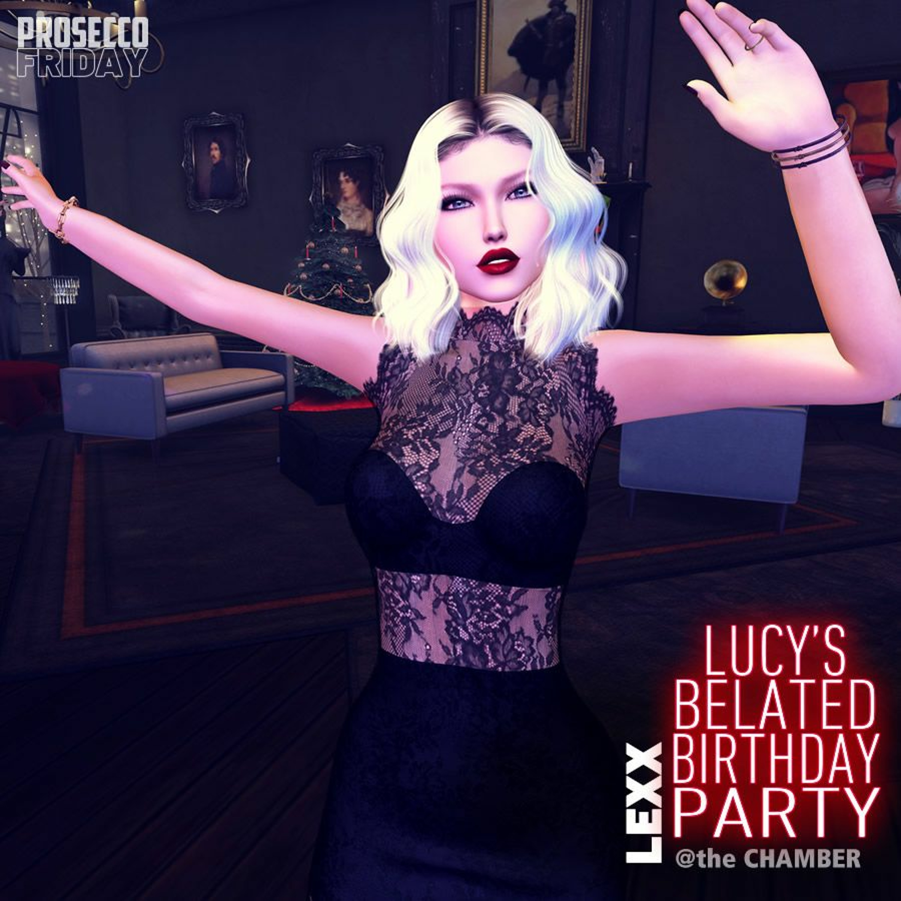 PROSECCO FRIDAY - Lucy's belated Birthday Party episode artwork