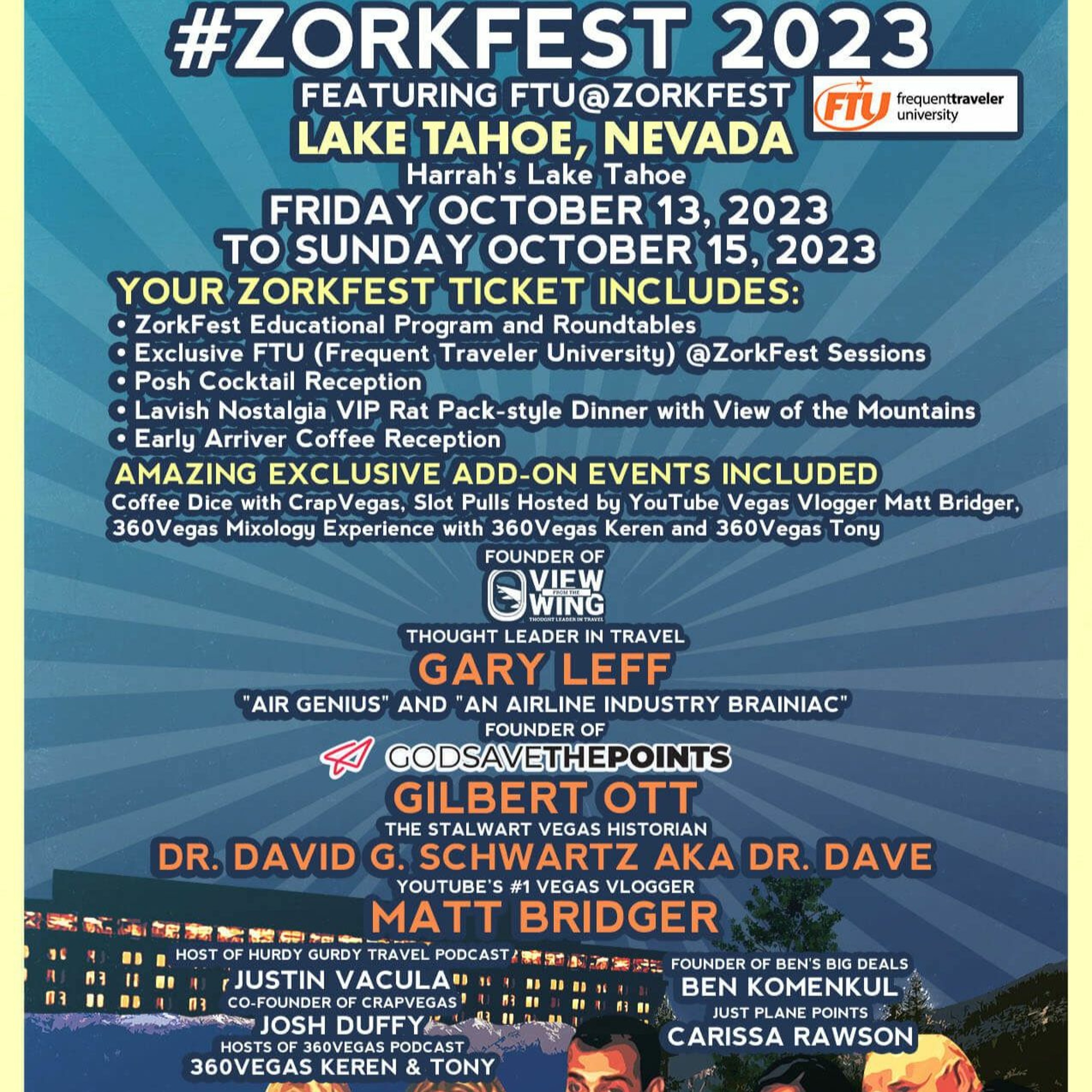 ZorkFest 2023, Gambling, and Miles & Points with Michael Trager