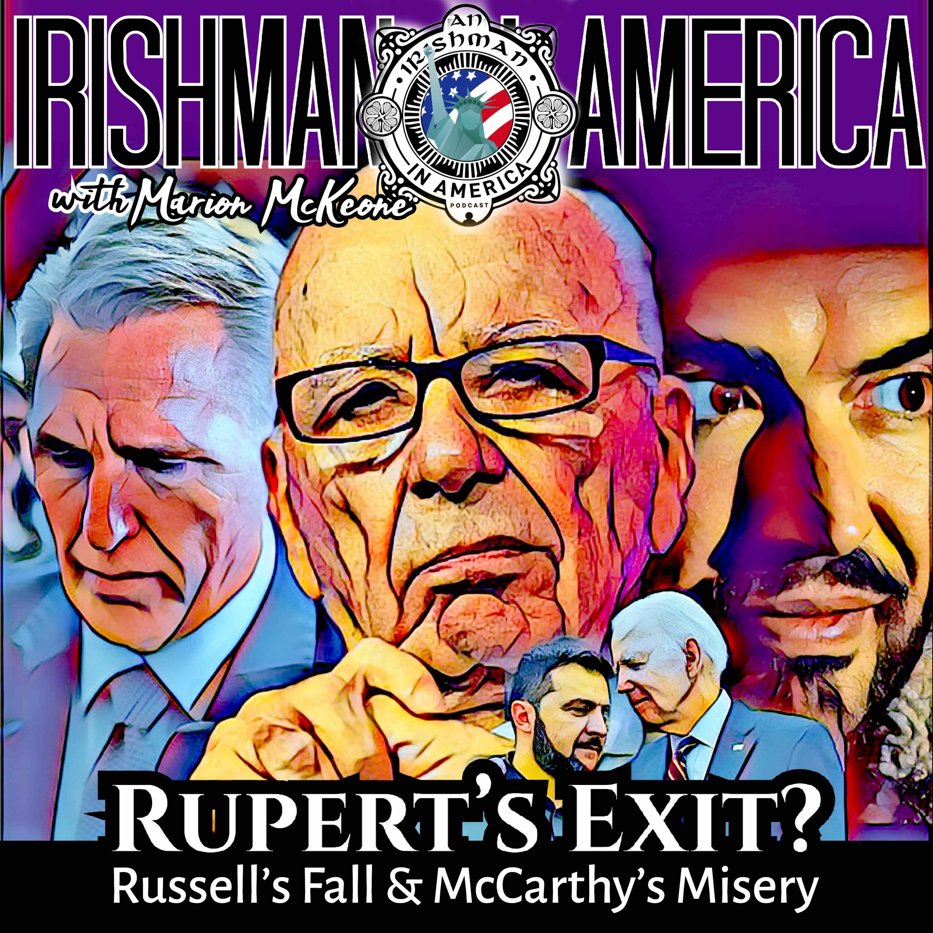 An Irishman In America - Rupert's Exit, Russell Brand's Fall & No Time For Zelenskyy episode artwork
