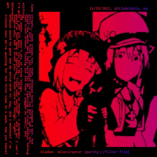 bladee- velociraptor (purity://filter flip)