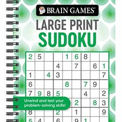 Read [EBOOK EPUB KINDLE PDF] Brain Games - Large Print Sudoku (Swirls) by  Publicatio