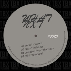 Premiere: Caliti - Temporal [What NxT]