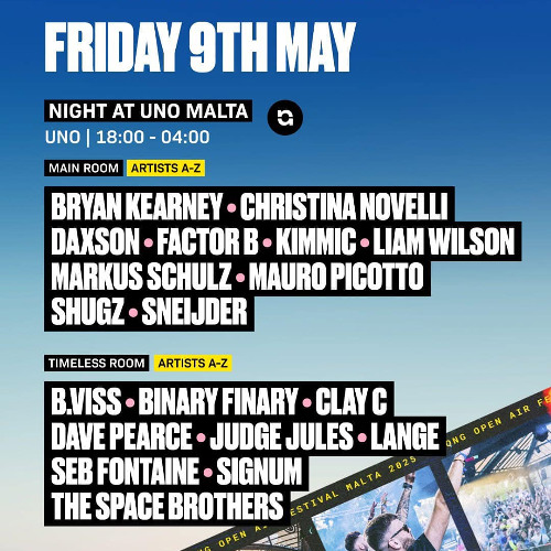 RONG Open air Malta 2025