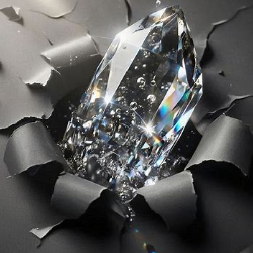 Then Another Crystal Broke Though