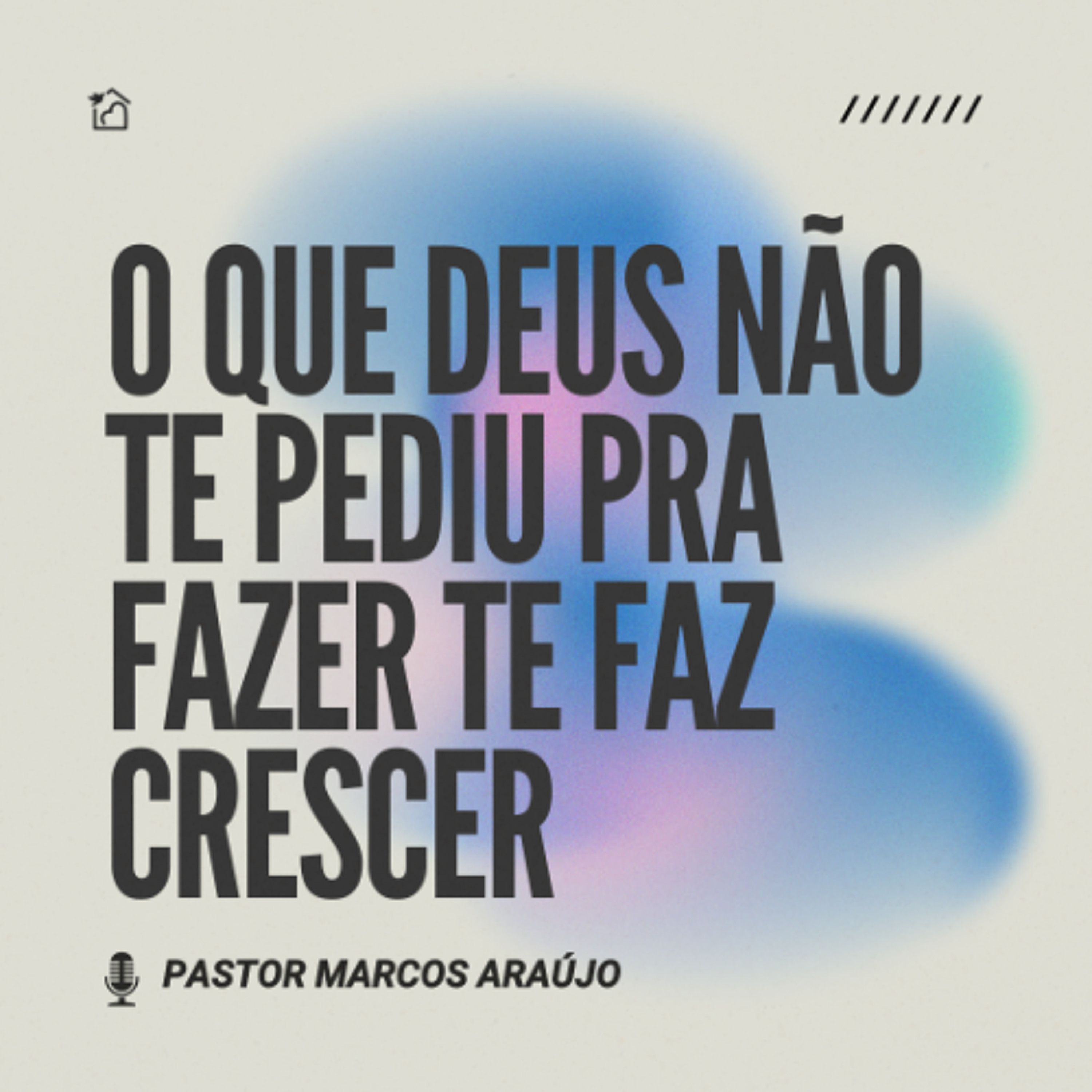 O Que Deus Não Te Pediu Pra Fazer Te Faz Crescer - Pastor Marcos Araújo 18/01/2026 episode artwork