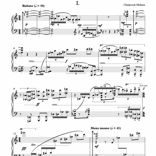 Three Kabuan for Piano solo Mvt. 1