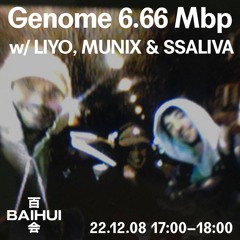 Genome 6.66 Mbp w/ Liyo, Munix & ssaliva on Bahui Radio