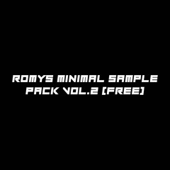 Romy's Minimal Sample Pack Vol.2 (Free Download)