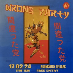 LIVE MIX @ Wrong Party in Brunswick Cellars 17/02/24