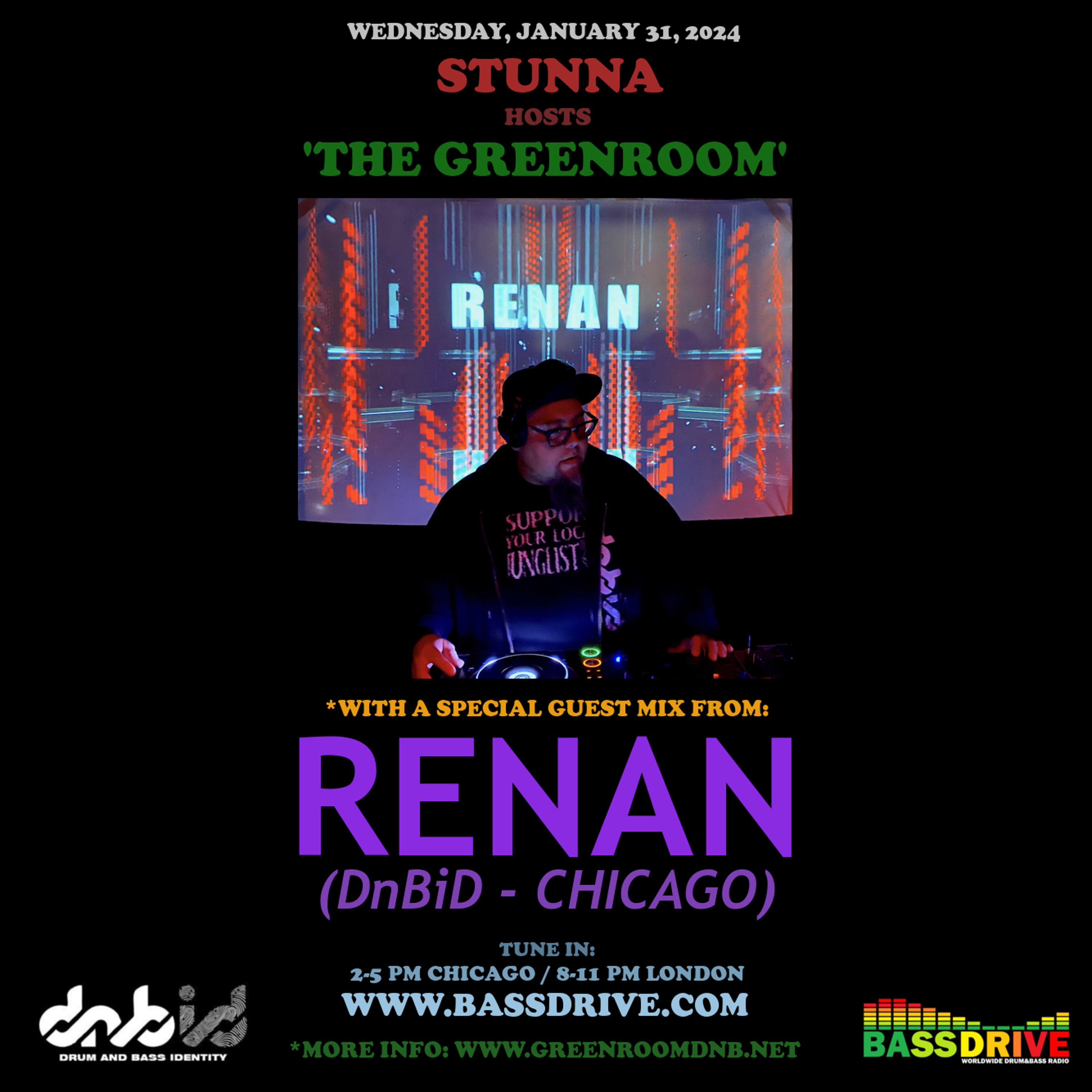 STUNNA Hosts THE GREENROOM with RENAN Guest Mix January 31 2024 episode artwork