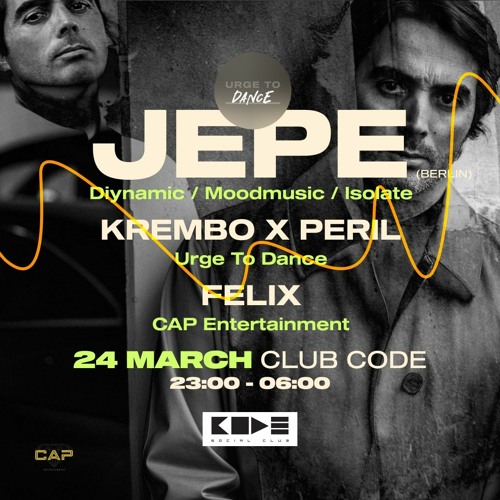 The Uncontrollable Urge To Dance 034: Krembo @ Club Code (24.03.2023)