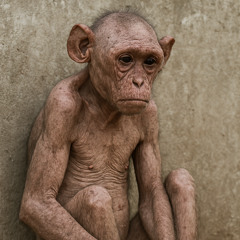 Hairless monkey