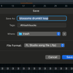 blossoms drumkit loop