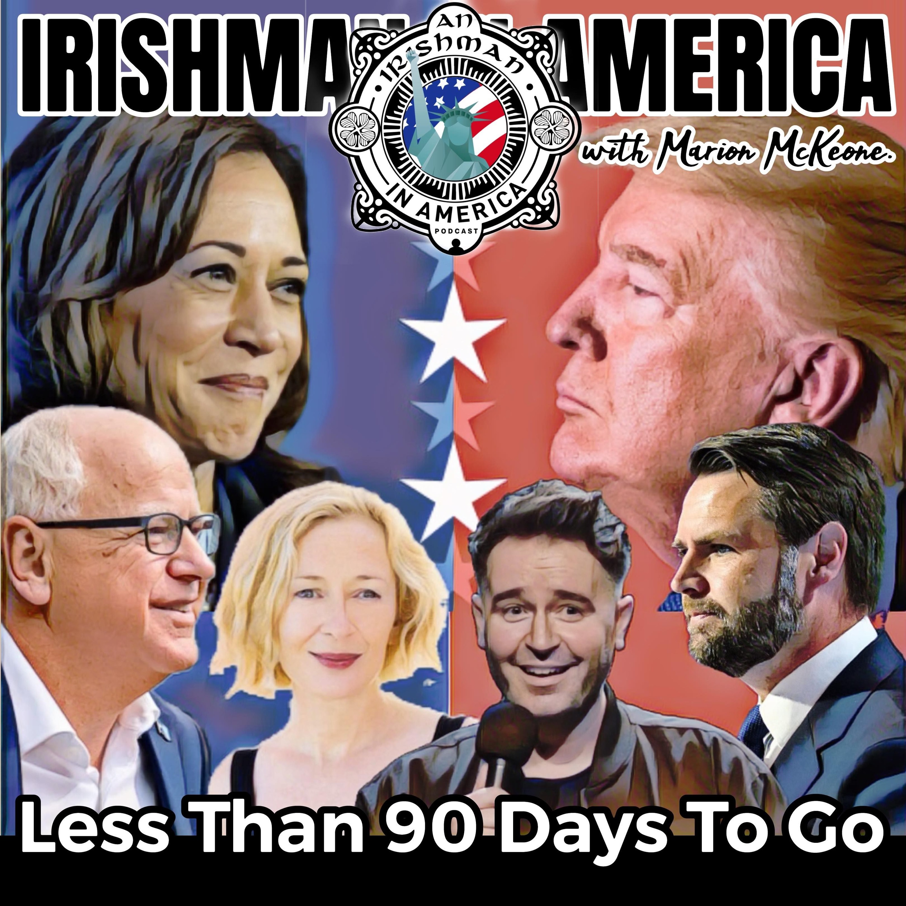 Has Donald Trump Been Forced To Debate Kamala Harris - Irishman In America episode artwork