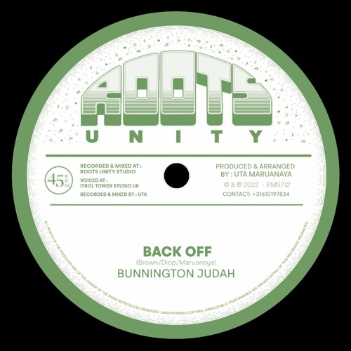 RMS712 SAMPLE - Back Off - Bunnington Judah