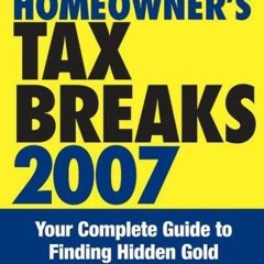 [READ]  J.K. Lasser's Homeowner's Tax Breaks 2007: Your Complete Guide to Findin