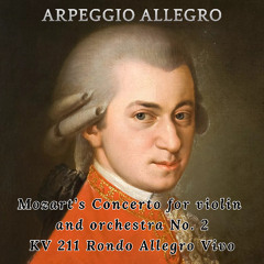 Mozart Concerto for violin and orchestra No. 2 in D major, KV 211 Rondo Allegro Vivo