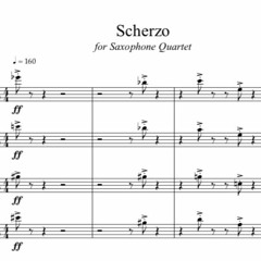 Scherzo for Saxophone Quartet