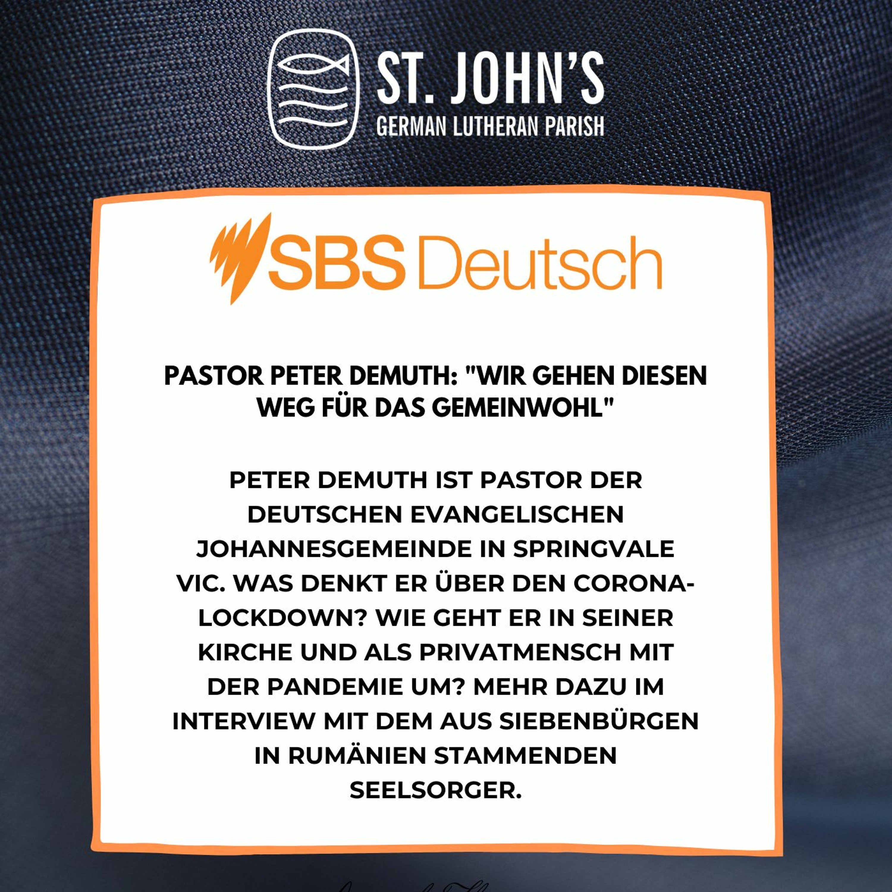Podcast St. John\'s German Lutheran Parish Springvale, Melbourne
