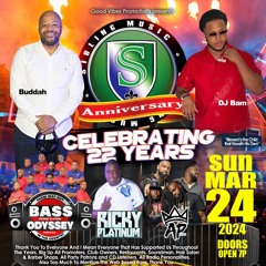 SIBLING MUSIC 22ND ANNIVERSARY MARCH 24 2024 - BASS ODYSSEY RICKY PLATINUM KING AP LOVE SYMPHONY