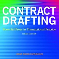View EPUB 📝 Contract Drafting: Powerful Prose in Transactional Practice by  Lenné Ei