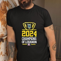 Al Riyadi Club Beirut 2024 Lebanese Baseball Presents Champions Shirt