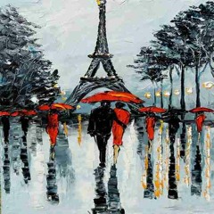 Paris under the rain