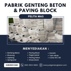 CALL WA 0821 - 8614 - 8884, Jenis Paving Block Untuk Area Publik Dan Private