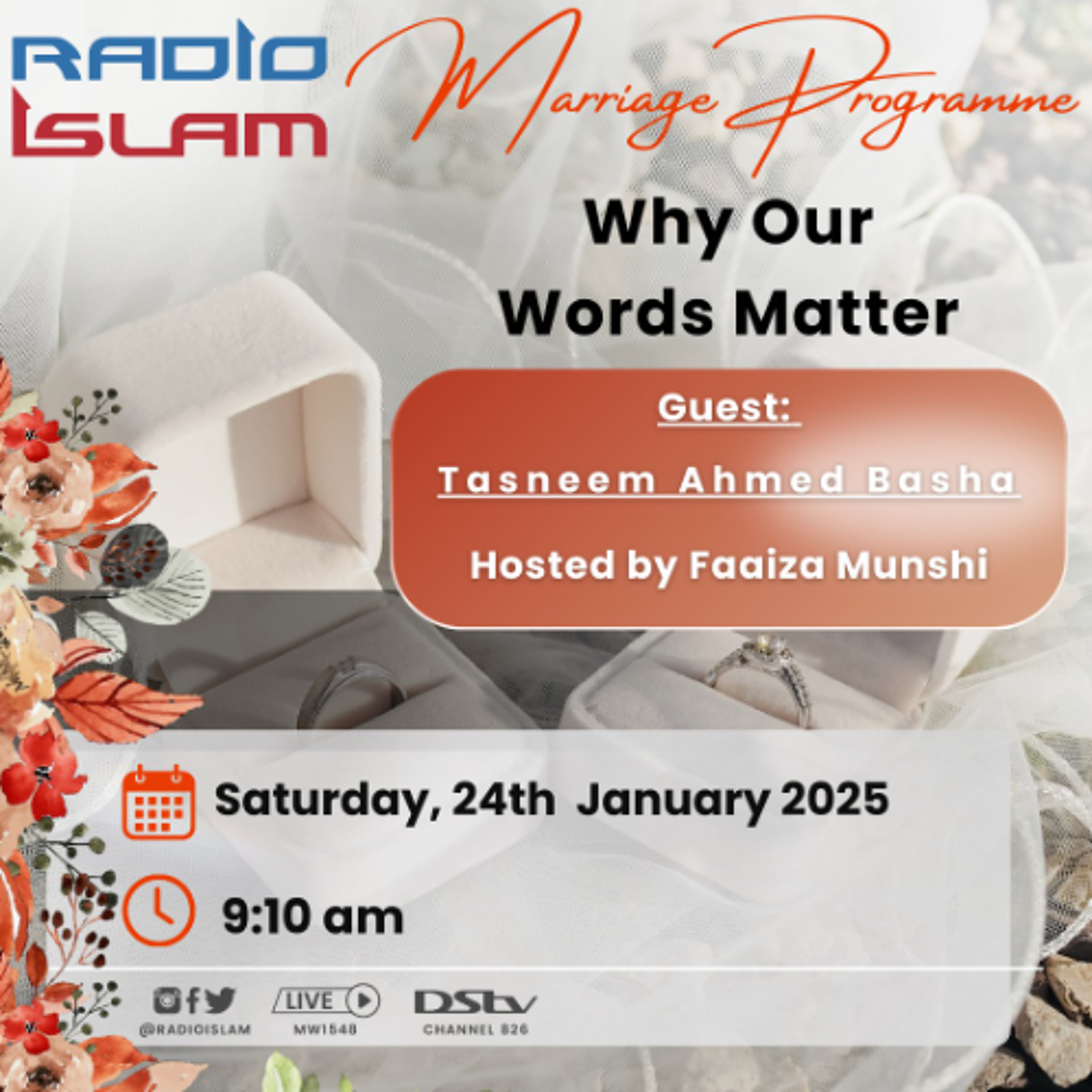 Marriage Program:Why Our Words Matter:Tasneem Ahmed Basha