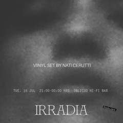 Irradia Sonora AT Oblicuo Bar Barcelona vinyl's with Nati Cerutti