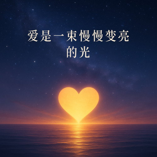 愛是一束慢慢變亮的光