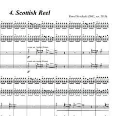 Pawel Strzelecki: 4. "Scottish Reel" (rev. Livorno 2015 version) [String Quartet No. 2 (2012)].