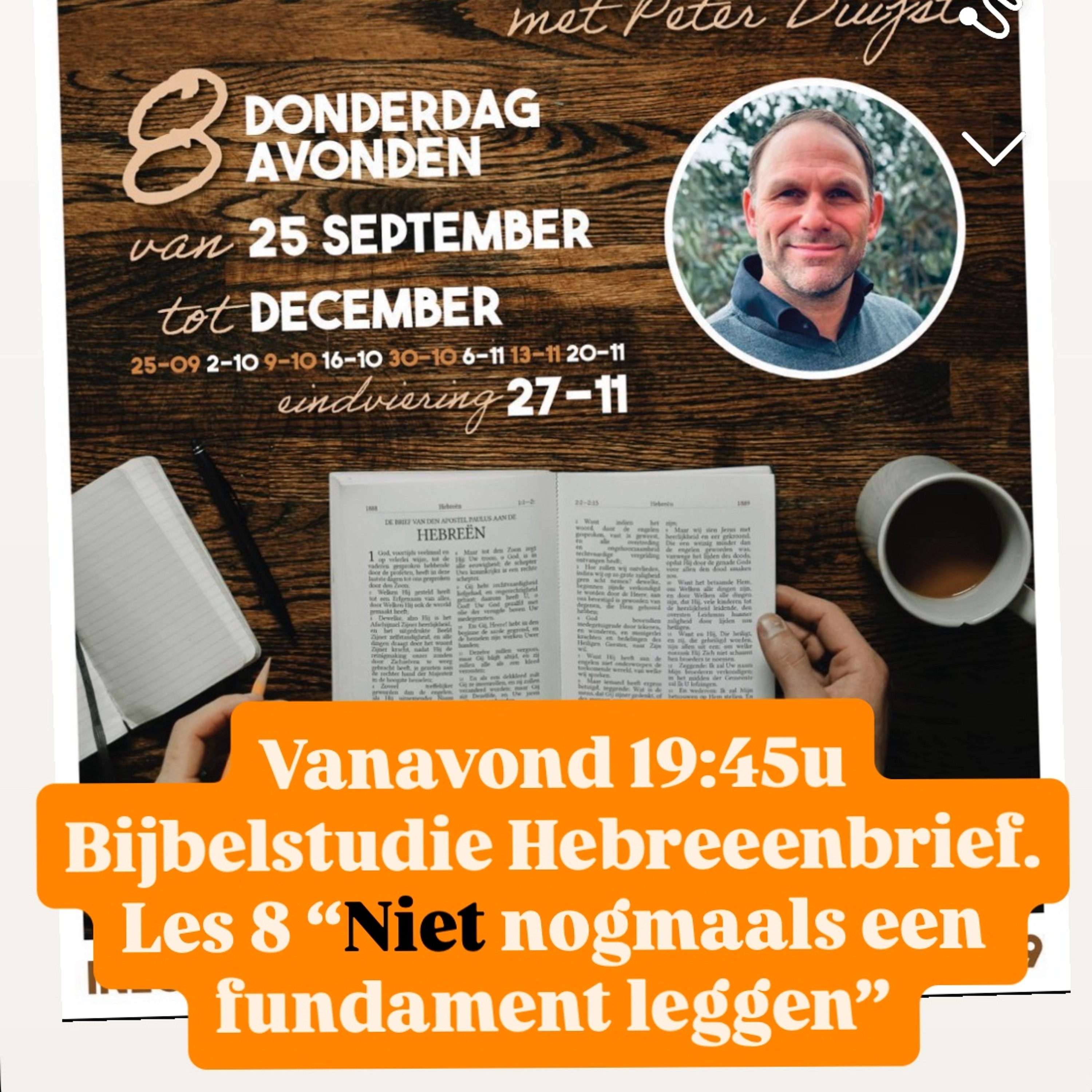 Lighthouse teaching Hebreeenbrief Les 8 “Niet nogmaals & tijd om op te groeien.”