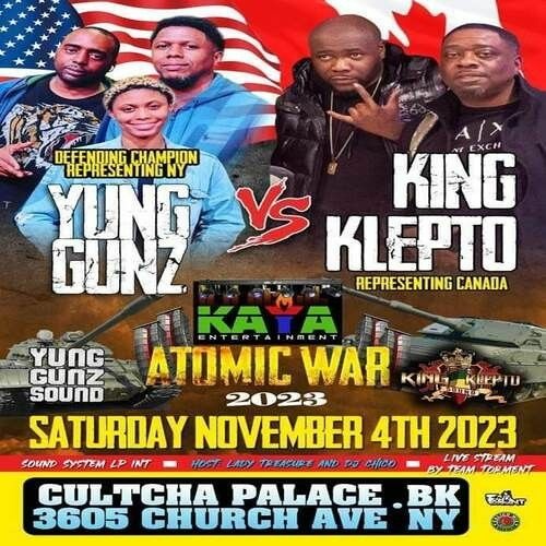 Yung Gunz Vs King Klepto 11/23 (Atomic War)