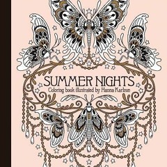 PdF Summer Nights Coloring Book: Originally Published in Sweden as