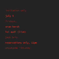 Jack Brio @ Hearsay NYC - 7.5.24