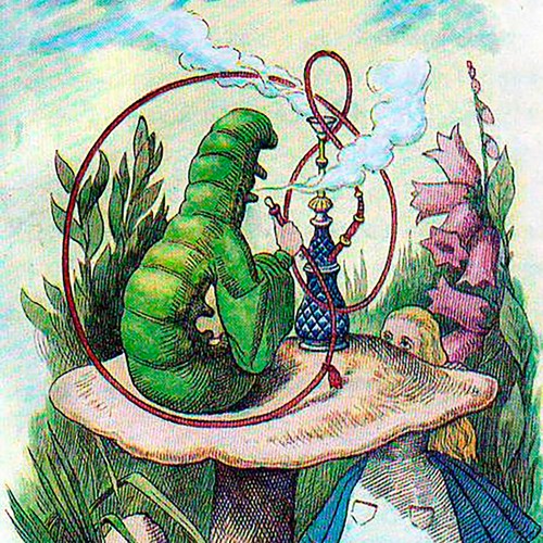 «Caterpillar Smoking A Hookah» (Alice in Wonderland). Op. 126-b.