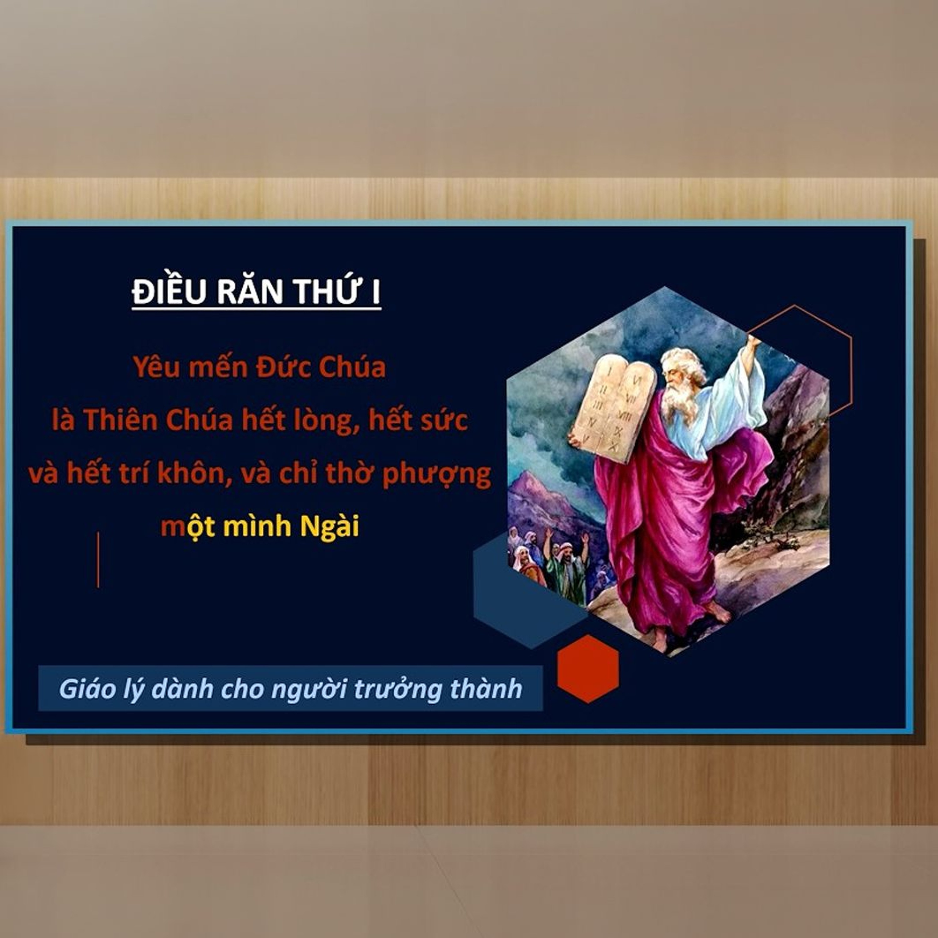 Bài 28- Điều Răn I - Mười Điều Răn - Giáo lý cho người trưởng thành episode artwork