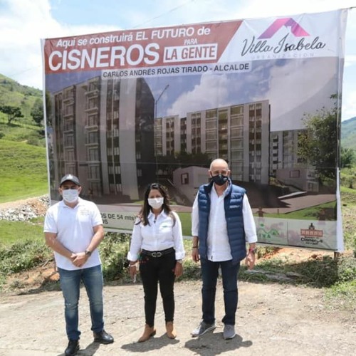 En Cisneros avanzamos en la construcción de vivienda nueva y el programa Antioquia se pinta de vida