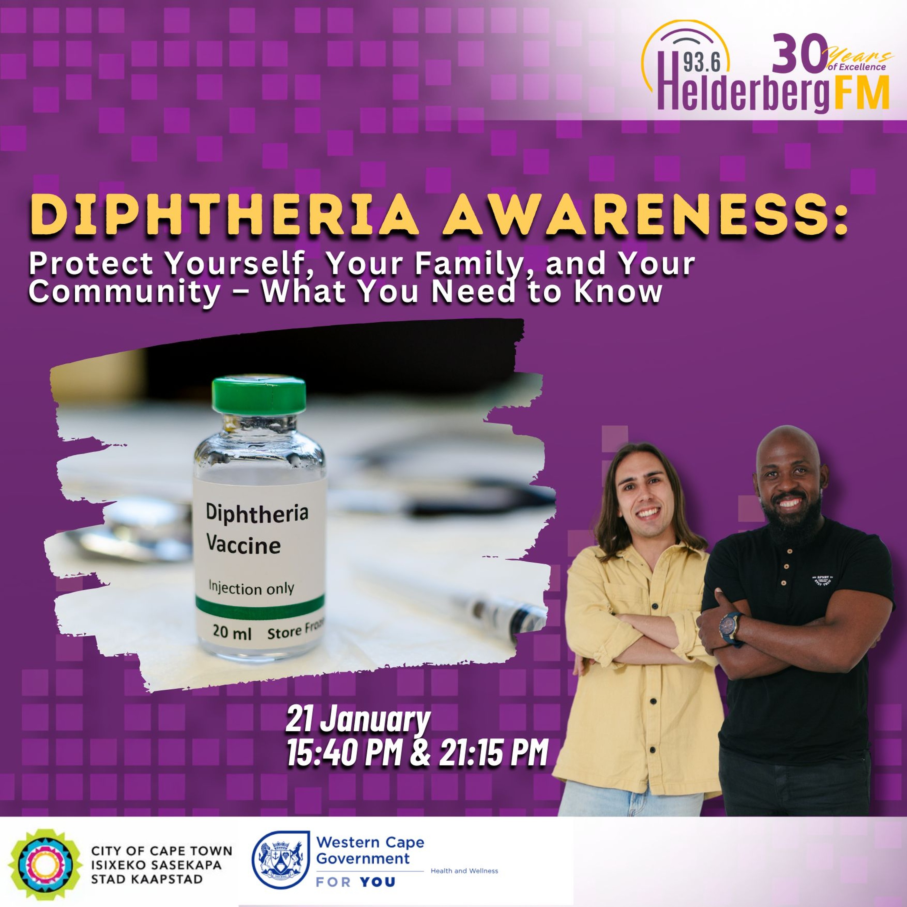 Diptheria Awareness - Protect Yourself, Your Family & Your Community episode artwork