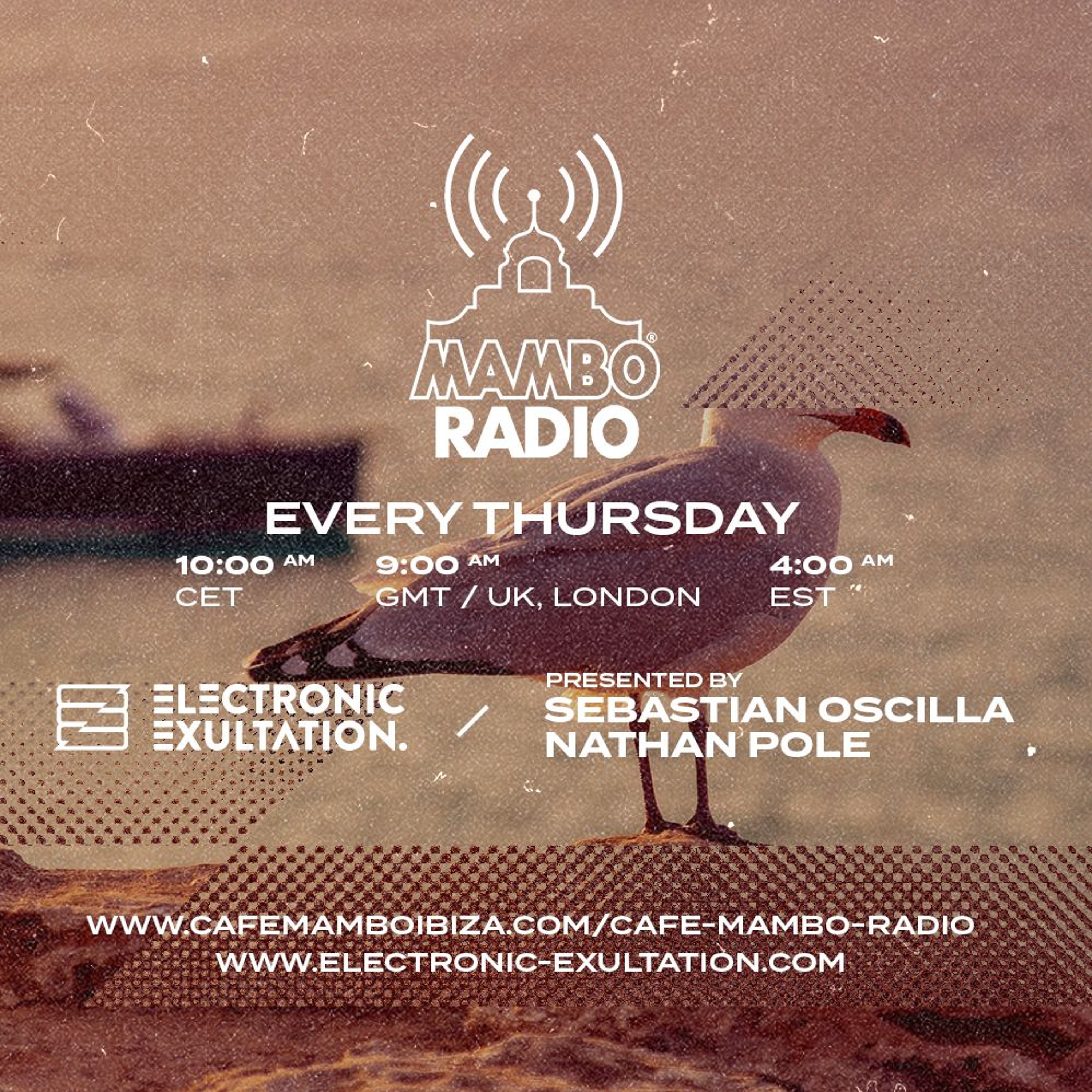 Electronic Exultation - Cafe Mambo Radio - 30-05-2024 / Mixed By Sebastian Oscilla episode artwork