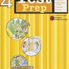 Get [PDF EBOOK EPUB KINDLE] Test Prep: Grade 4 (Flash Kids Harcourt Family Learning)