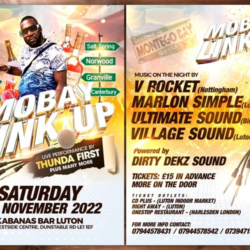 V. ROCKET @ THUNDA FIRST MOBAY LINK UP - 05 - 11 - 22 - LUTON