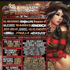 LACED - NEXT HYPE '11TH BIRTHDAY BASH' DJ ENTRY