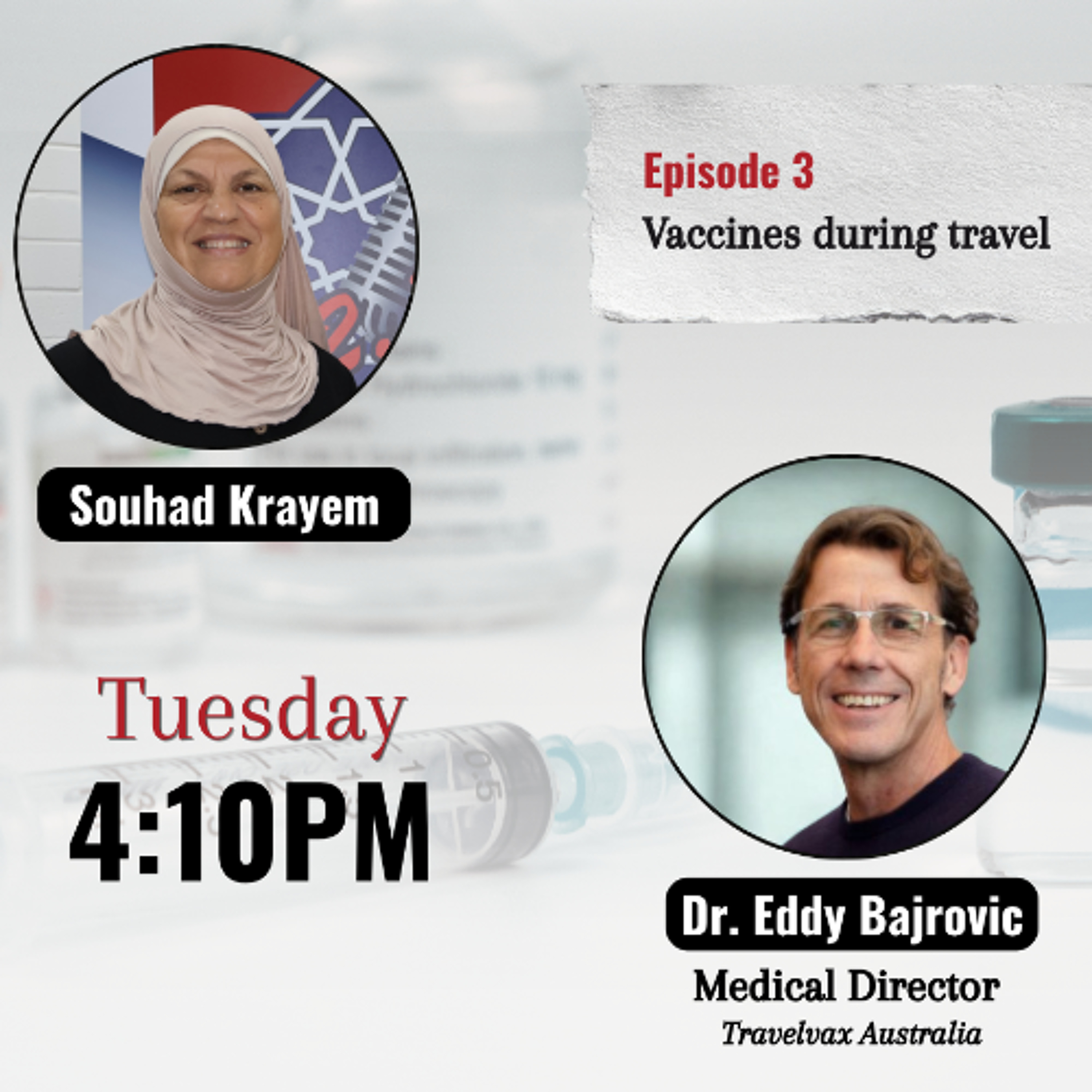 Vaccines Unmasked - Episode 3: Vaccines during travel