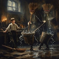 DER ZAUBERLEHRLING ERINNERT SICH -  J. W. von Goethe's Gedicht als Delta-Blues