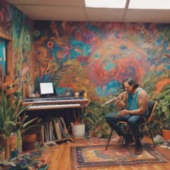 Music to make plants dance | Downtempo, Folktronica (Live rec W/ Tongue drum, NAF flute, Kalimba)