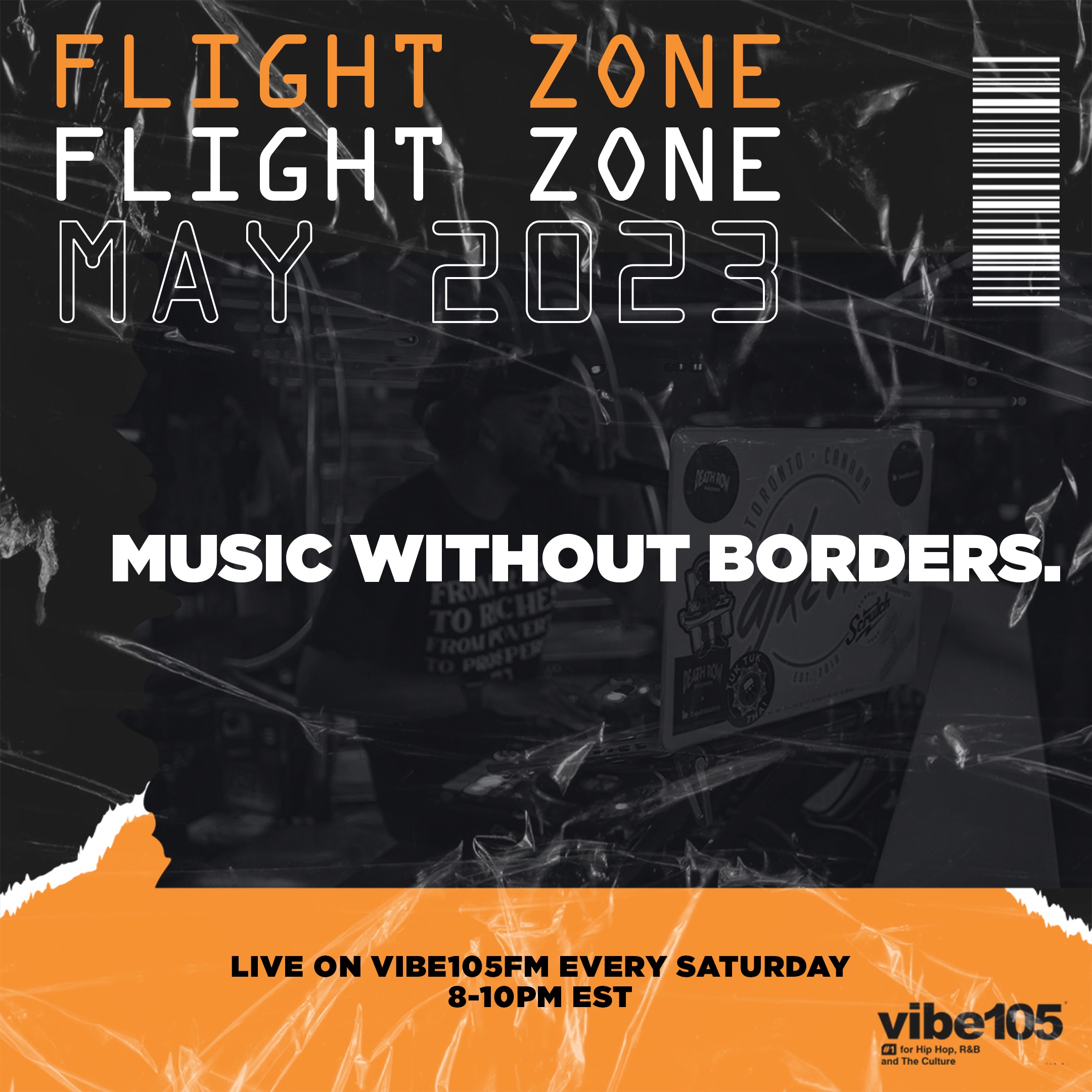 [RADIO] Flight Zone ✈️ Music Without Borders (VIBE105)- May 2023 (Clean)
